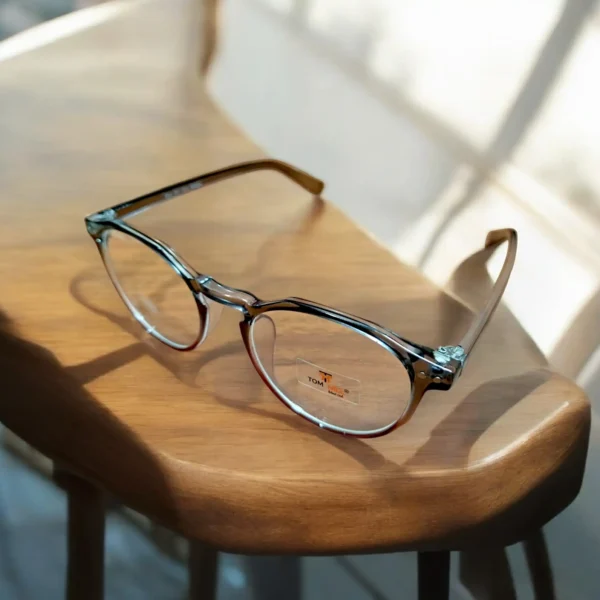 High Quality Blue Cut Round Shaped Spectacles For Girls