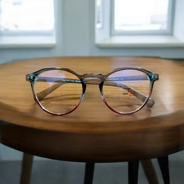 High Quality Blue Cut Round Shaped Spectacles For Girls