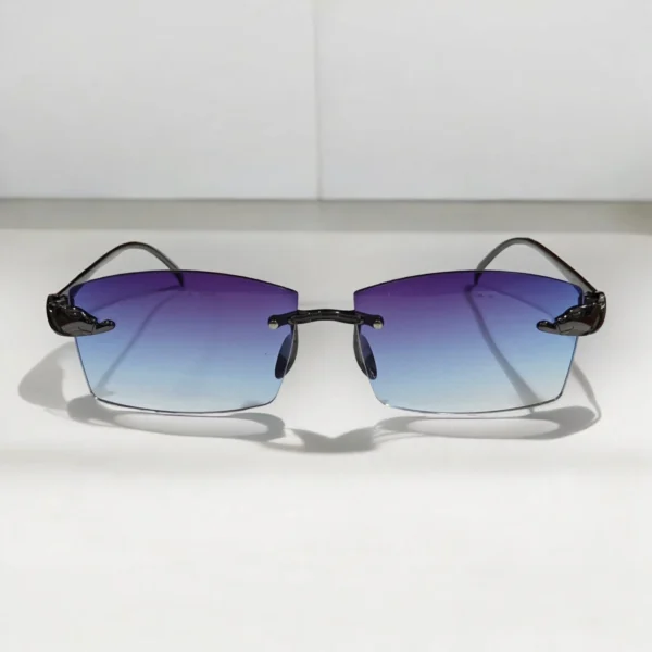 Persol Shaped Brown Sunglasses With Golden Frame For Men & Women