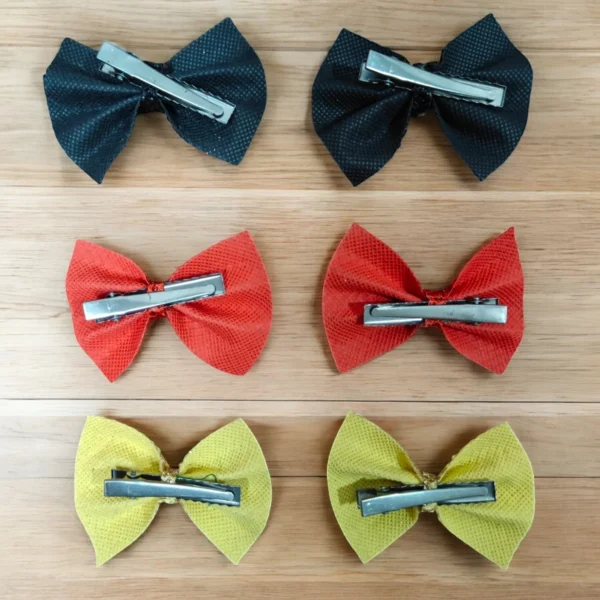 Glitter Glam Bow Clip/ Hair Clip : A Sparkly Statement Piece