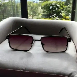 Stylish Berry Rectangular Sunglasses With Black Frame For All Men N Women