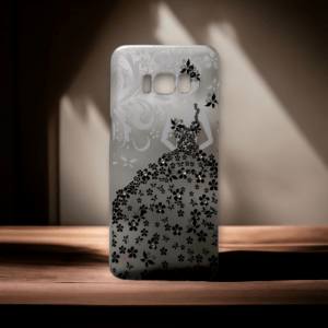 Samsung Galaxy S8 Crystal Blossom Princess Transparent Case/Cover