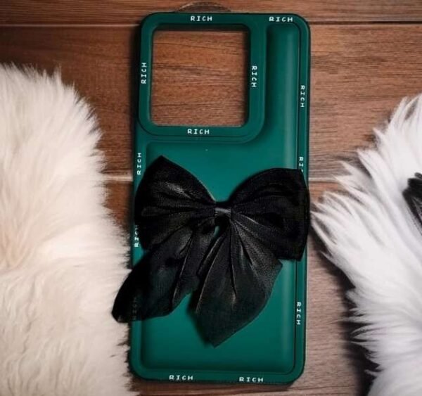 Redmi Note 13 Pro Girlish Back Cover/Fancy Bow Back Cover