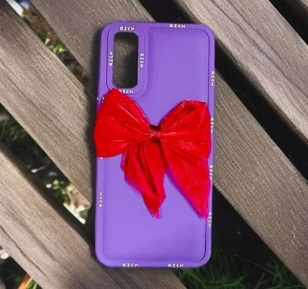 Vivo Y20 Girlish Back Cover/Fancy Bow Back Cover