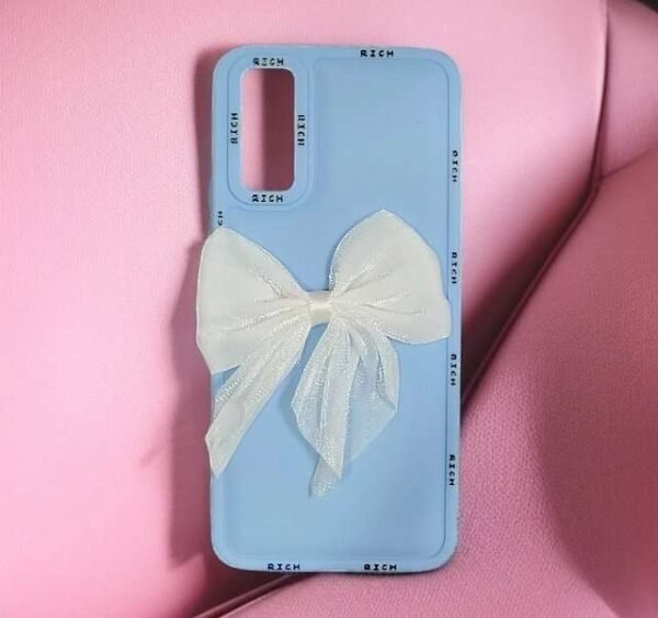 Vivo Y20 Girlish Back Cover/Fancy Bow Back Cover