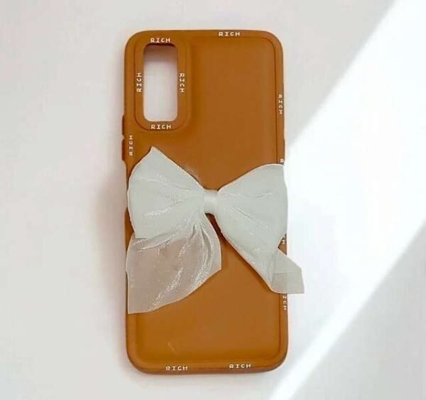 Vivo Y20 Girlish Back Cover/Fancy Bow Back Cover