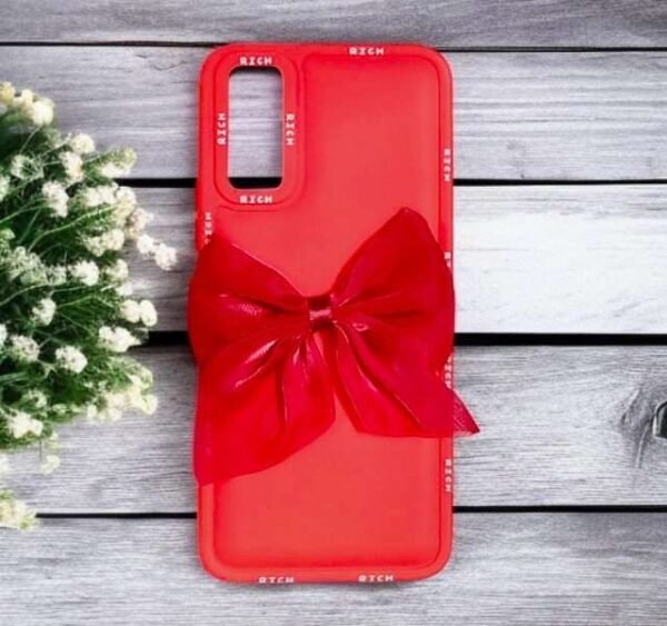 Vivo Y20 Girlish Back Cover/Fancy Bow Back Cover