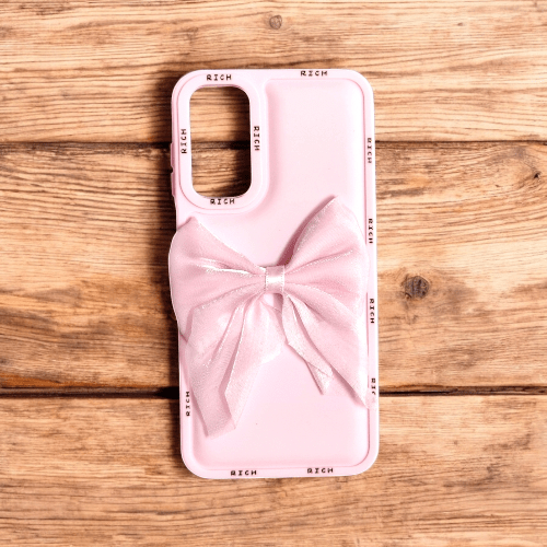 Samsung A15 5G Girlish Back Cover/Bow Back Cover For Females
