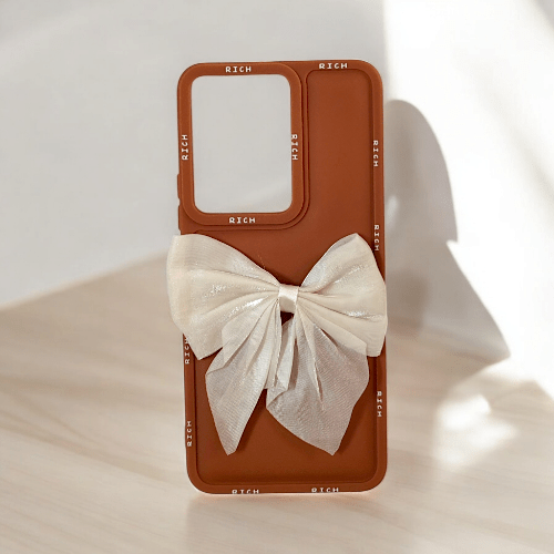 Vivo Y17s Girlish Back Cover/Fancy Bow Back Cover