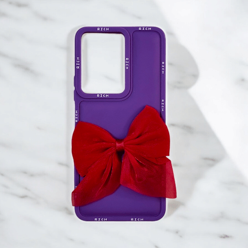 Vivo Y17s Girlish Back Cover/Fancy Bow Back Cover