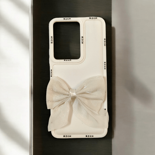 Vivo Y17s Girlish Back Cover/Fancy Bow Back Cover