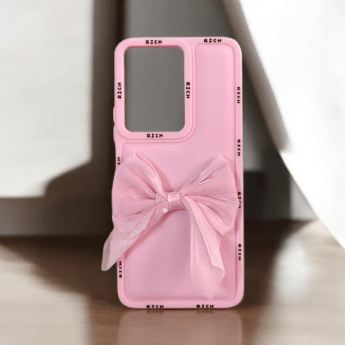 Vivo Y17s Girlish Back Cover/Fancy Bow Back Cover