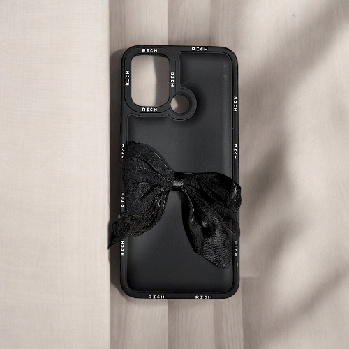 Realme C12 Girlish Back Cover/Fancy Bow Back Cover