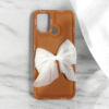 Realme C12 Girlish Back Cover/Fancy Bow Back Cover