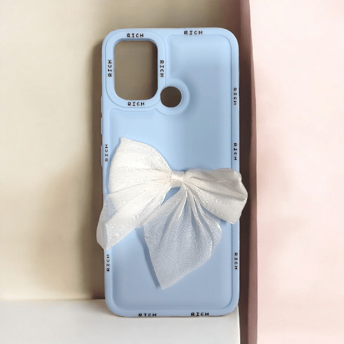 Realme C12 Girlish Back Cover/Fancy Bow Back Cover