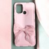 Realme C12 Girlish Back Cover/Fancy Bow Back Cover