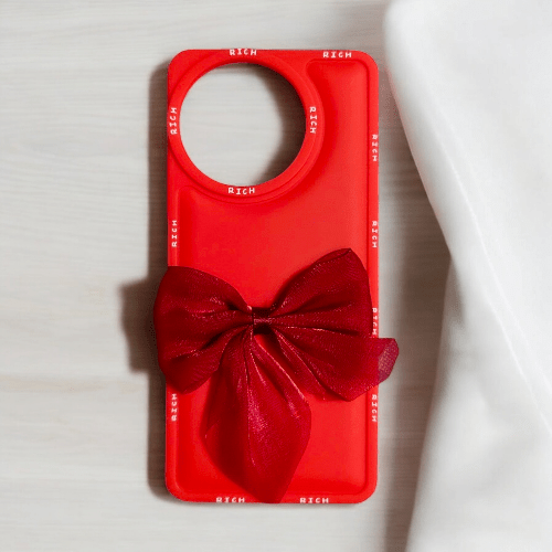 Realme 11x Girlish Bow Back Cover/Bow Back Covers for Girls