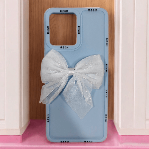 Redmi 12 4G Girlish Back Cover/Bow Back Cover For Females