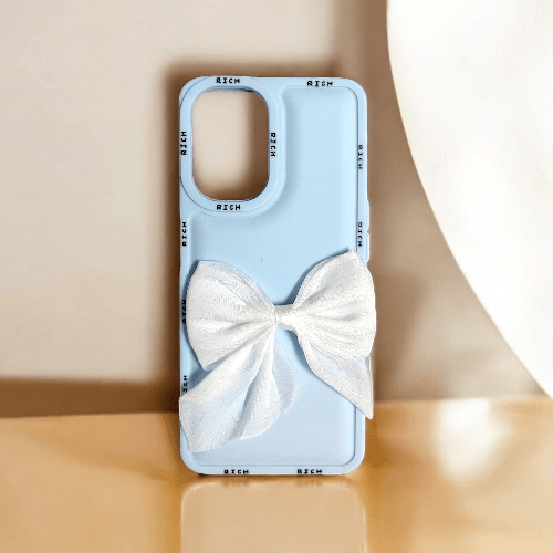 Oppo A59 5G Girlish Back Cover/Fancy Bow Back Cover