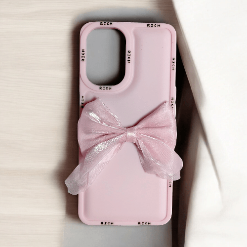 Oppo A59 5G Girlish Back Cover/Fancy Bow Back Cover