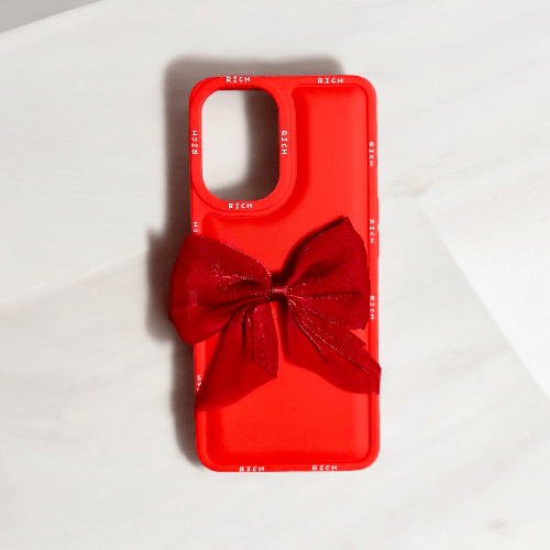 Oppo A59 5G Girlish Back Cover/Fancy Bow Back Cover