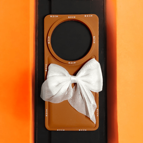 Realme 12 Pro Girlish Back Cover/Fancy Bow Back Cover