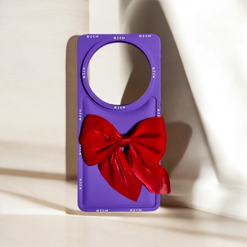 Realme 12 Pro Girlish Back Cover/Fancy Bow Back Cover
