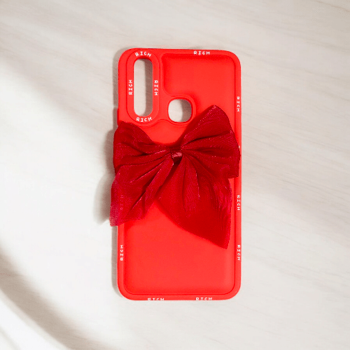 Vivo Y12/Y15/Y17 Girlish Back Cover/Fancy Bow Back Cover