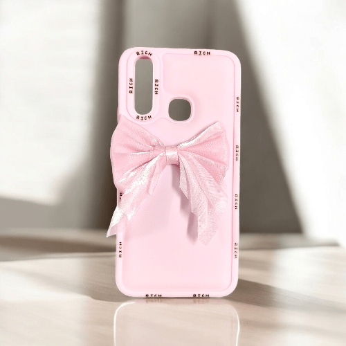 Vivo Y12/Y15/Y17 Girlish Back Cover/Fancy Bow Back Cover