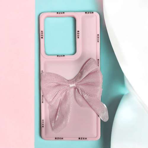 Vivo T2 pro Girlish Back Cover/Fancy Bow Back Cover