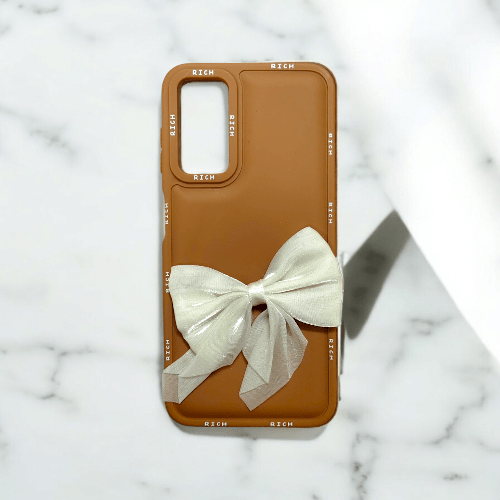 Samsung M14 5G Girlish Back Cover/Bow Back Cover For Females